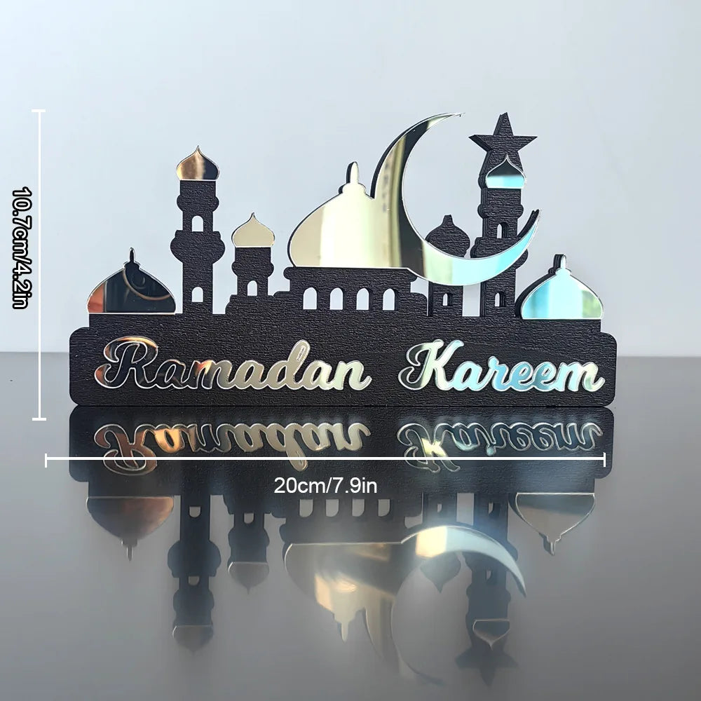 CelestiWood Ramadan Table Ornament