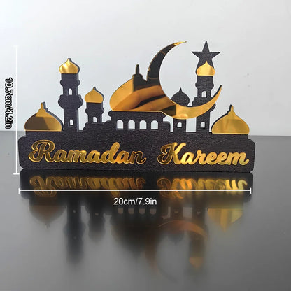 CelestiWood Ramadan Table Ornament