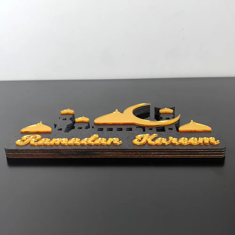 CelestiWood Ramadan Table Ornament