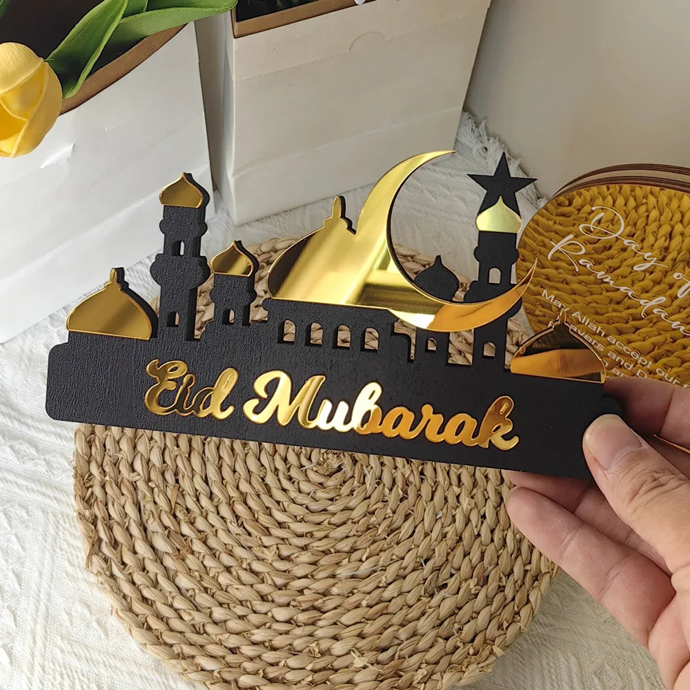 CelestiWood Ramadan Table Ornament